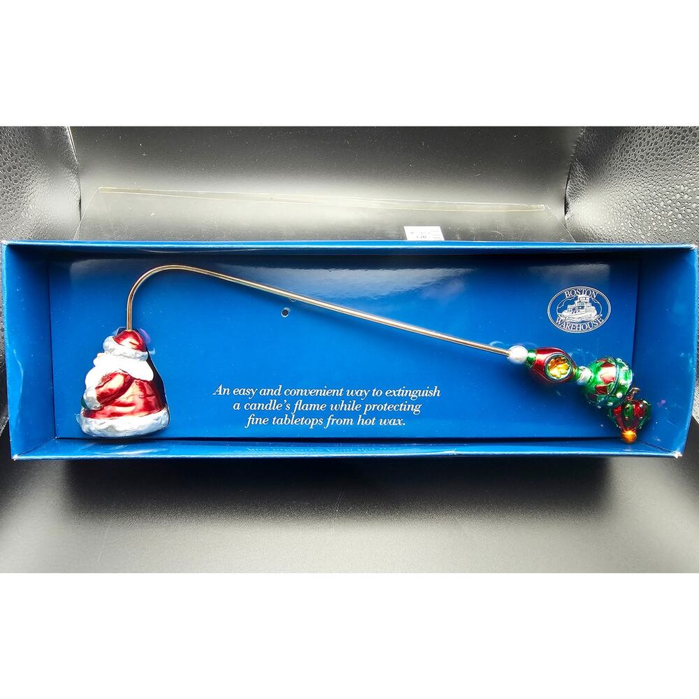 Candle Snuffer by Heirloom Ornament Colorful Santa Cute Hostess Gift